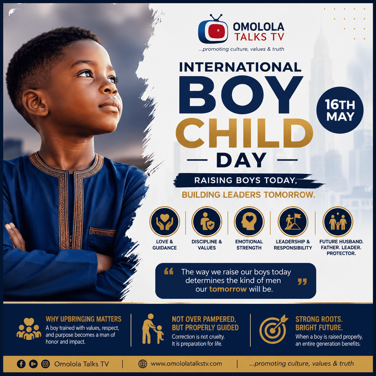 International Boy Child Day: Raising Boys With Purpose
